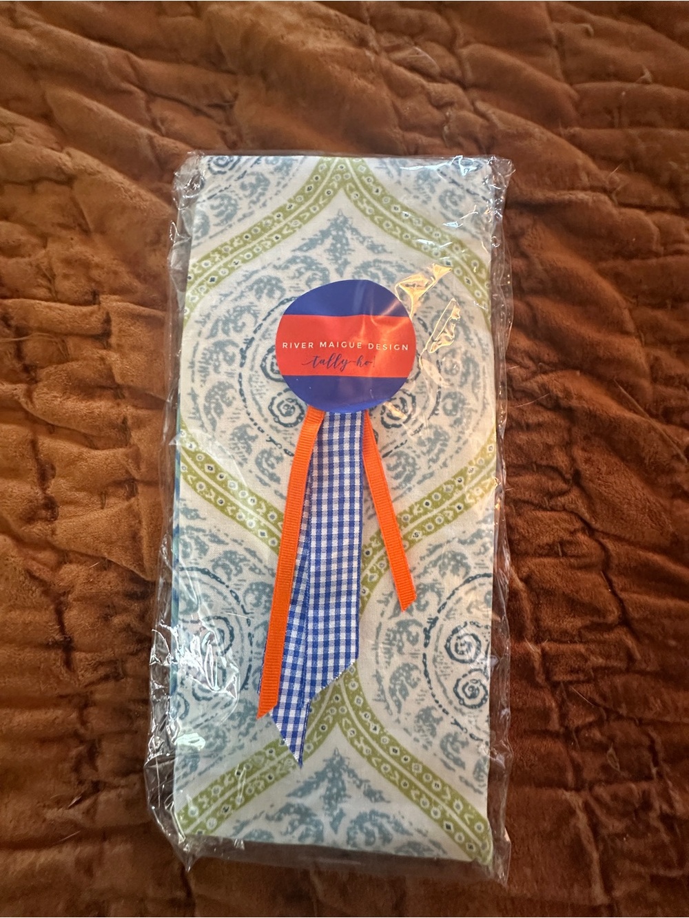 River Maigue Design Shaped Foxhunting Stock Tie Reversible